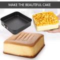 Square Springform Dessert Pan Nonstick Leakproof Cake Pan