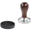Coffee Tamper Espresso Press with Tamper Mat Handle for Coffee