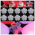 Pack Of 100 Portable Flower Shape Balloon Clips Holder