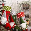 3pcs Christmas Stockings, Gnomes Santa Christmas Stockings