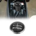 5 Speed Manual Car Gear Shift Knob Cap Cover for Golf V Mk5 2003-2009