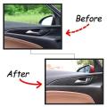 Car Inner Door Handle Bowl Cover Trim Frame Decor Sticker,4pcs