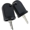 2pcs Ignition Switch Keys Compatible for Ezgo Rxv G&e 611282 605946