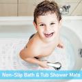 Bath Mat Bath Shower Mat with Suction Cups Extra Long 91 X 43 Cm