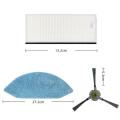 Hepa Filter Mop Cloth Wipes Side Brush for Ecovacs Deebot