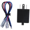 Motorcycle 3 Pin Adjustable Flasher Relay for Car Turn Signal Light