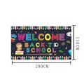 Welcome Back to School Banner Flag for Boy Girl Kid Wall Decor A