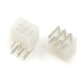 50pcs 6p Curved Pin Socket 4.2mm 2x3p Female Connector