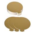 100pcs Round Cake Board Mousse Pad Card Dessert Display Tray