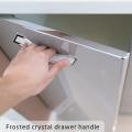 Crystal Zine-alloy Furniture Door Pull Handle (96mm-10pcs, Silver)