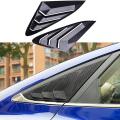 2pcs for Kia K5 2020 2021 2022 Carbon Fiber Rear Side Window Louvers