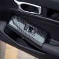 For Honda Civic 2022 + Rhd Carbon Fiber Window Lift Armrest Panel