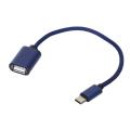 Usb Otg Type C to Usb Adapter Otg Fast Charging Type-c Charger -blue