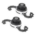 2x Trimmer Head with Coil Chain Cutter Blade Lawn for Straight Shafts
