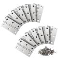 24 Pcs 66mm Timber Door Hinges for Internal & External with Screws