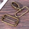 60pcs 32mm Metal D Rings for Gags Swivel Snap Hooks (bronze)