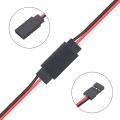 25 Pcs Jr Style Servo Extension Cable,male to Female Plug,for Rc Car