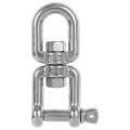 304 Stainless Steel Rotating Ring Chain Buckle Rigging M12 Ox