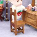 1/12scale Dollhouse Miniature Chair,for Dollhouse Decoration Maroon