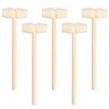 30pcs Wooden Hammer Shellfish Crab Hardwood Gavel Toy for Boys Girls