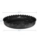 Plant Saucer 6 Inch,6 Pack Plant Trays,for Indoor and Outdoor,black