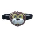 Animal Headlight for Boy Girl Camping Kids Creative Gift Lion