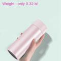 Cute Water Bottle-insulated Vacuum Vial-leakproof & Anti-spill,white