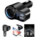 4 In 1 Usb C Car Charger,12v/24v 36w Type C Pd 3.0 Lighter Adapter