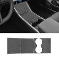 For Center Console Wrap Interior Kit for Tesla Model 3 2019-2022