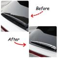 For Toyota Harrier Silver Abs Car Rear Water Wiper Cover Trim