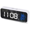 For 6.8 Inch Large Display Digital Alarm Clock with Usb Charger B