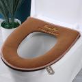 2pcs Toilet Seat Covers Warm Washable Winter Soft for Home Bathroom