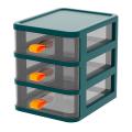 Transparent Desktop Organizer Boxes Storage Drawers Plastic C