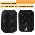 3 Pack Silicone Hot Chocolate Molds, Half Sphere Chocolate Mold