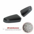 Side Door Mirror Covers Abs for Ford Mustang 2009-2013, Carbon Fiber