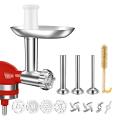 Meat Grinder for Kitchenaid Stand Mixers Sausage Stuffer Accessories