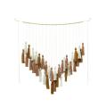 Macrame Wall Hanging with Wood Beads for Bedroom Living Room Kitchen