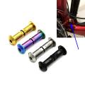 Bicycle Titanium Alloy Bicycle Rear Shock Absorber Fixing Screw, 2