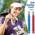 2 Pcs Golf Club Groove Sharpener for Golf U &v-grooves Irons Wedges
