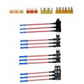 4 Types 12v Add-a-circuit Adapter and Fuse Kit,fuse Tap Fuse Holder
