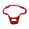 Steering Wheel Decoration Cover Trim Stickers Red