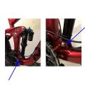 Bicycle Titanium Alloy Bicycle Rear Shock Absorber Fixing Screw, 2