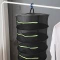 6 Layers Hanging Basket with Zipper Folding Dry Rack Herb Drying Net