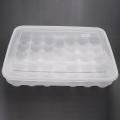 Clear 34 Grid Single-layer Egg Box Basket Organizer Plastic