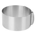 Cake Ring 6 to 12 Inch Adjustable Round Stainless Steel Mousse Mould