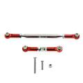Servo Link Rod with Tie for Mn D90 Fj45 Mn99s Rc Car Parts,red