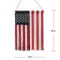 Macrame Wall Hanging American Flag Boho Tapestry Wall Home Decoration