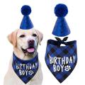 Dog Birthday Party Supplies,pet Birthday Hat and Birthday Bandana Set