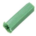 500 Pcs Green Masonry Screw Fixing Wall Anchor Plugs 6mm X 27mm