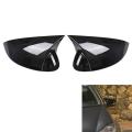 Carbon Fiber Ox Horn Rearview Caps for Golf 6 Mk6 R20 2009-2013